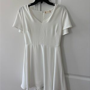 Altar’d State White Short Sleeve Dress